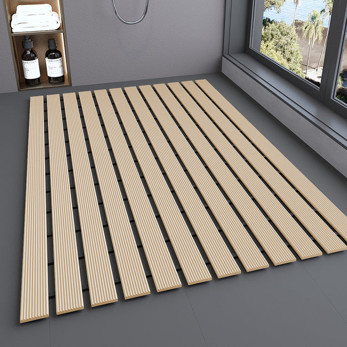 Non Slip Bathroom Floor Mat Beige