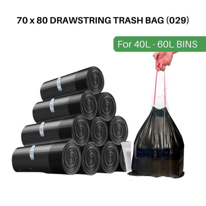 Trash Bags Drawstring Thick 70 x 80