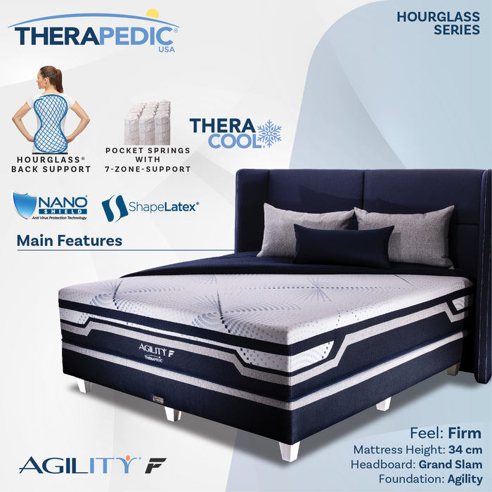 Therapedic Agilty Firm Tension Mattress 34cm