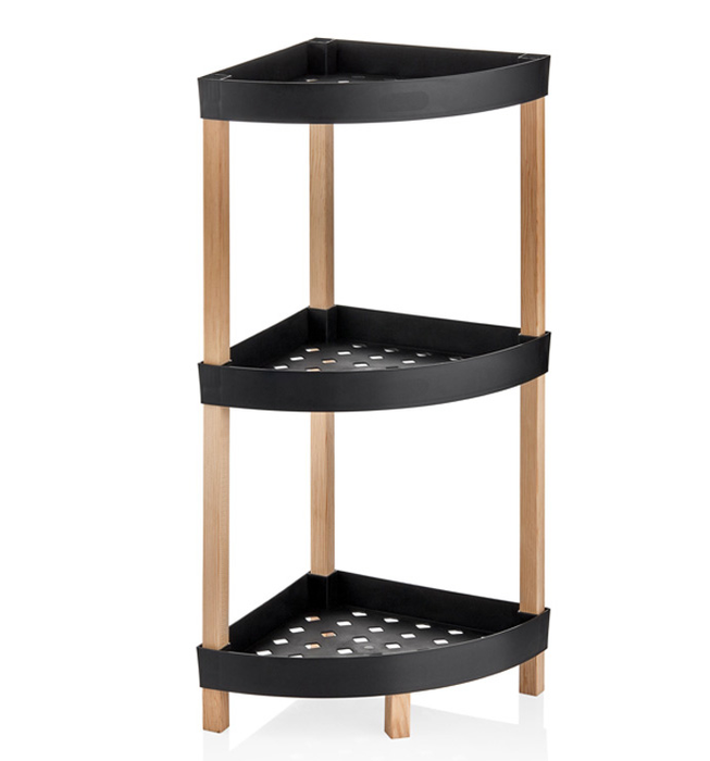 Tova Multifunction Corner 3 Layer Shelf