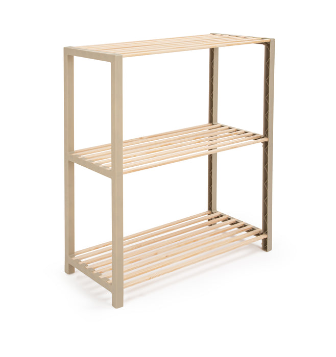 Voro Multipurpose Wooden Shelf  65cm 3 Layer