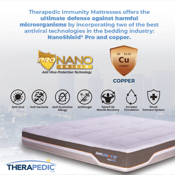 Therapedic Immunity Firm Tension Mattress 22cm