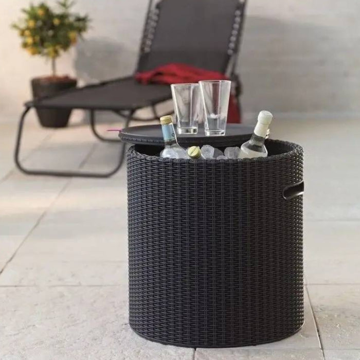 Cool Stool 39L Cooler Side Table Graphite