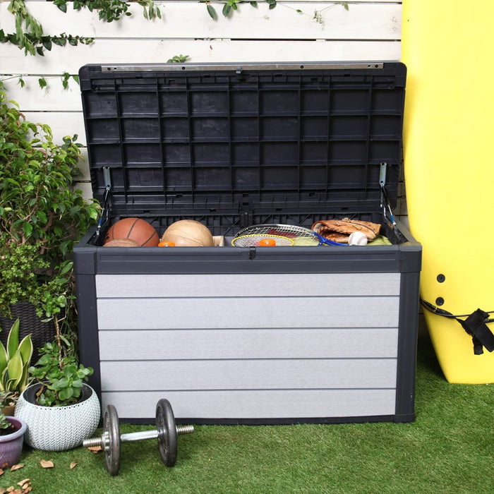 Premier Outdoor Deck Box 100 Dark Grey