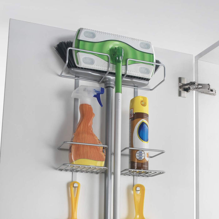 Broomy Over The Door Hanging Broom Cleaning Organiser