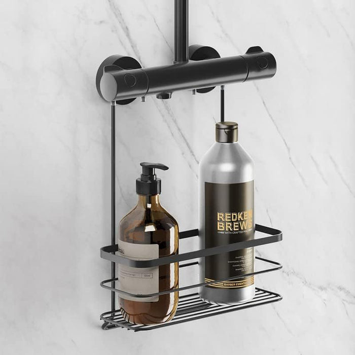 Faucet Bathroom Hanging Storage Basket Black