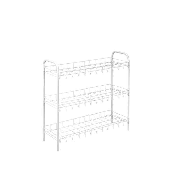 Shoe Rack 3 Tier White