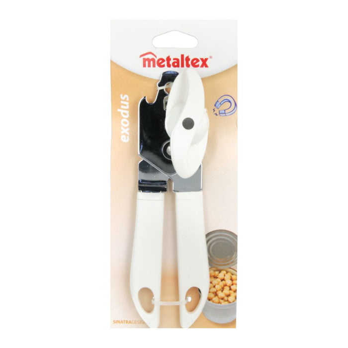 Metaltex Exodus Can Opener with Magnet White 19cm