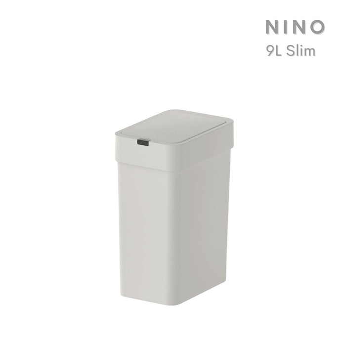 9L Nino Slim Plastic Sensor Trash Bin Grey