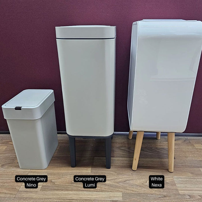 9L Nino Slim Plastic Sensor Trash Bin Grey