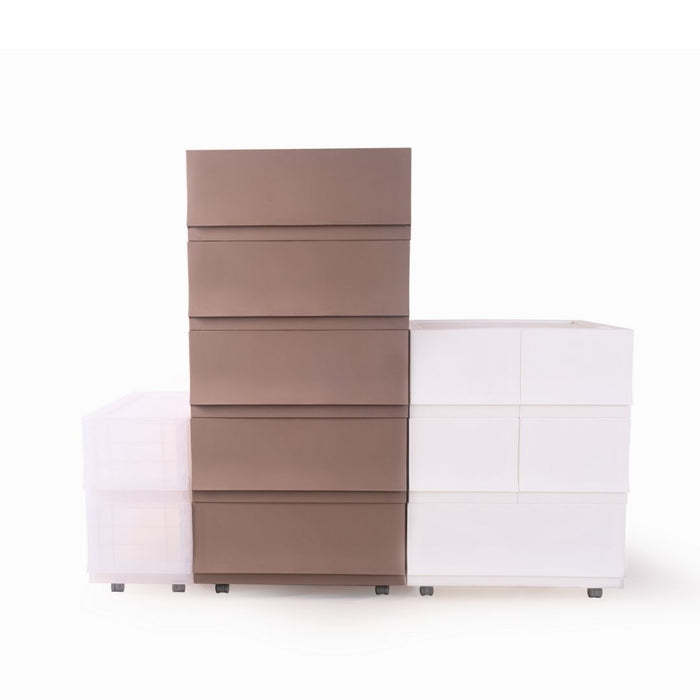 Wave Twin Stackable Drawers (3 colours)