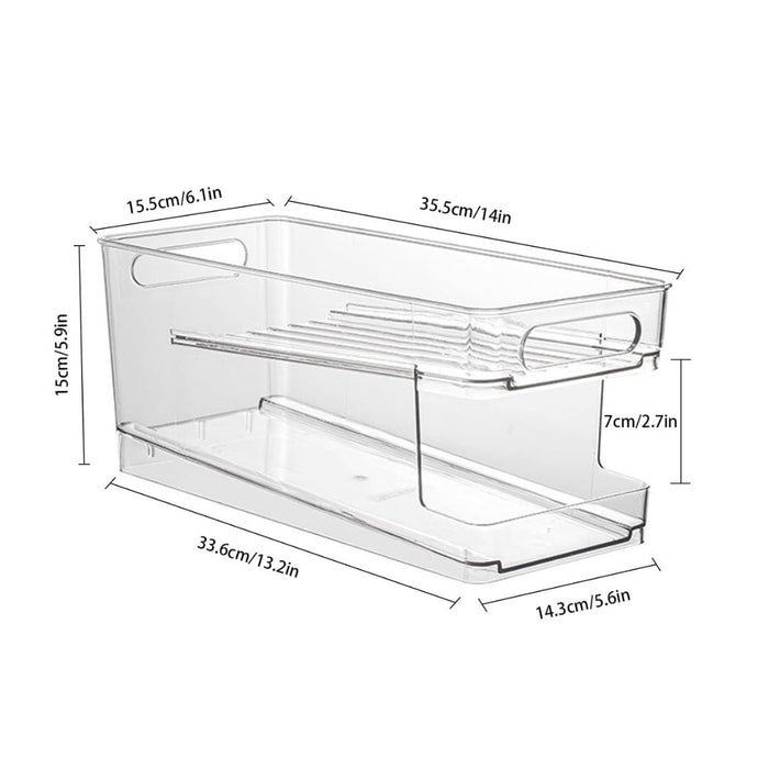 Beverage Can Drink 2 Tier Dispensing Rack