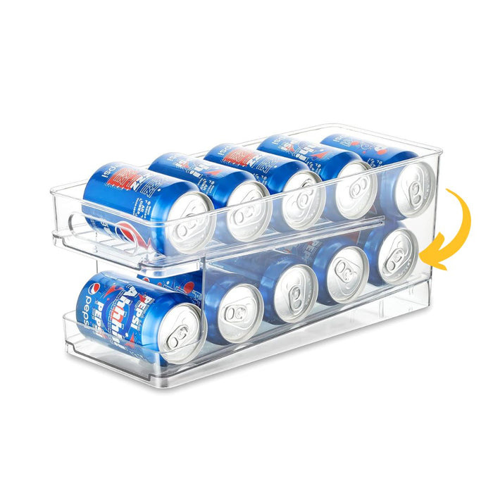 Beverage Can Drink 2 Tier Dispensing Rack