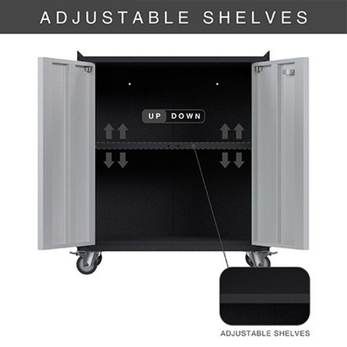 SteelMax Base Storage Cabinet with wheels