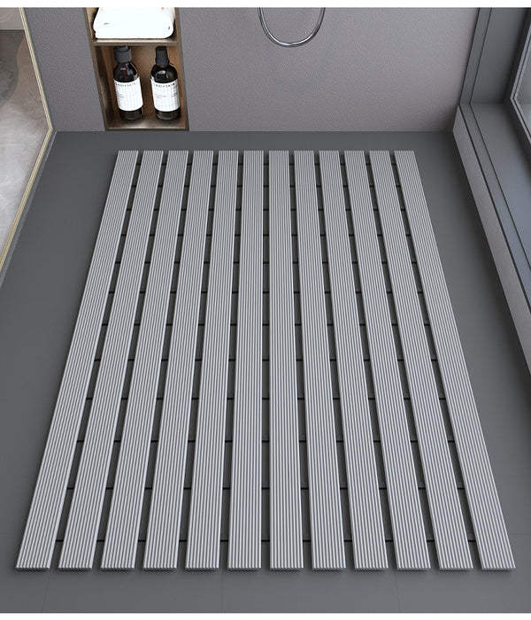 Non Slip Bathroom Floor Mat Grey