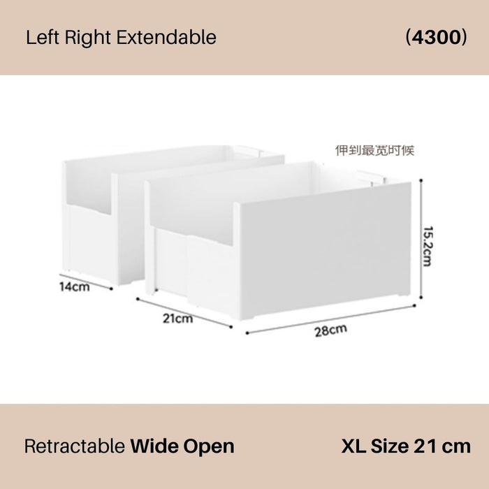 Extend It Retractable Storage Organiser Box