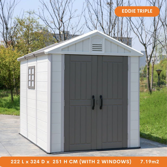 Eddie Outdoor Garden Shed (Extendable)