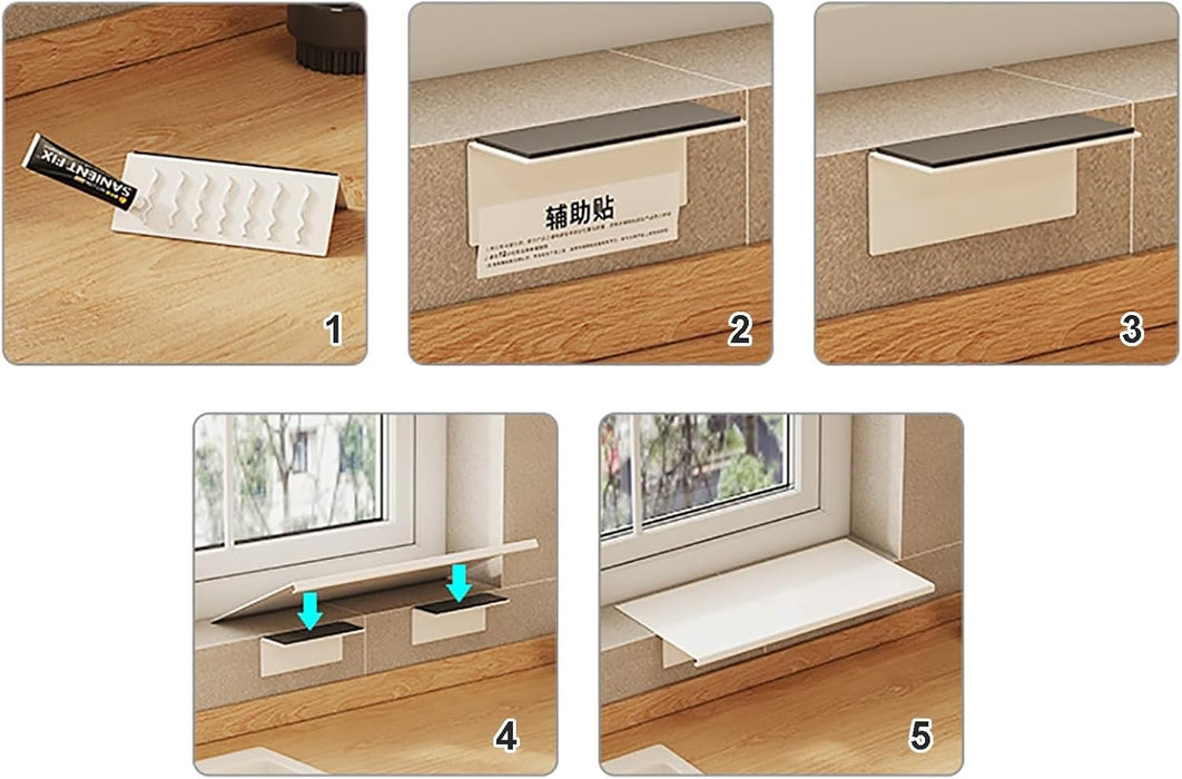 Window Sill Bathroom Ledge Extension Board 40 x 15 cm