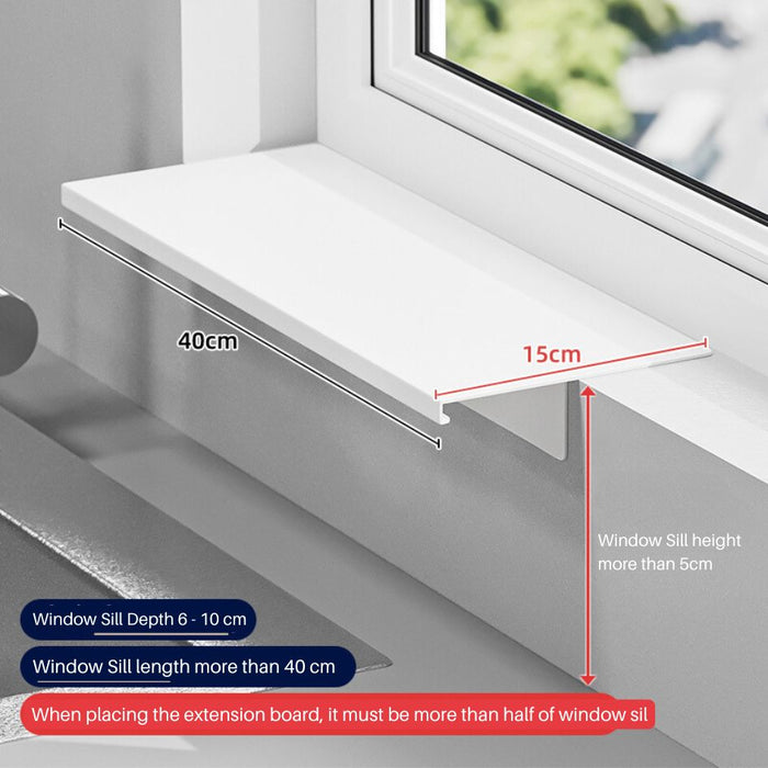 Window Sill Bathroom Ledge Extension Board 40 x 15 cm