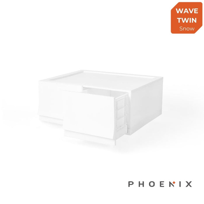 Wave Twin Stackable Drawers (3 colours)