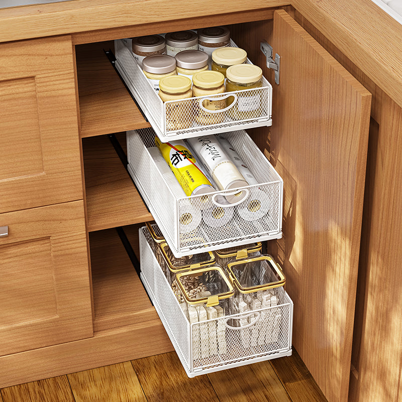 Pull Out Drawer Basket Under Sink Storage Rack Multiple Sizes — The ...