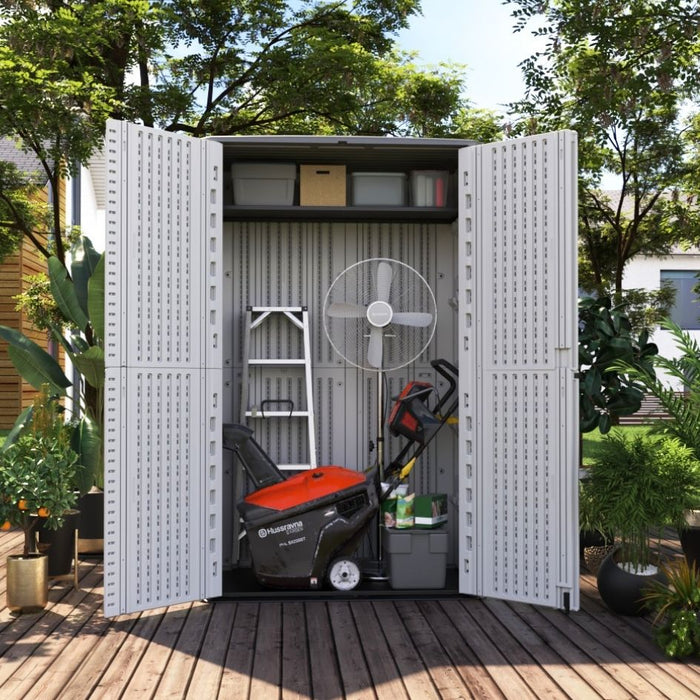 Mason Utility Outdoor Storage Shed + Free Assembly