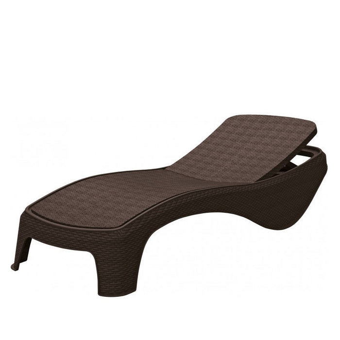 Atlantic Outdoor Sun Lounger Brown