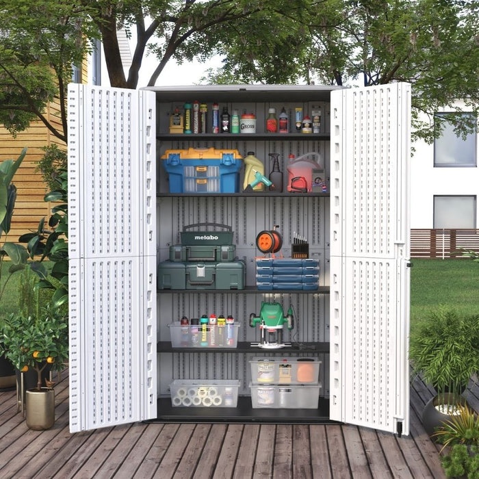 Mason Utility Outdoor Storage Shed + Free Assembly